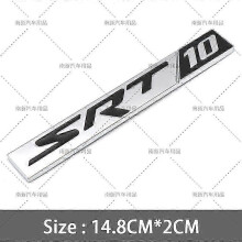 (as5973) Emblema metálico 3D SRT6 SRT8/10 SXT/6/8/10 para maletero trasero de Jeep Dodge