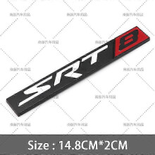 (as5975) Metallinen 3D SRT6 SRT8/10 SXT/6/8/10 -tarra auton takakontin tunnustarraan Jeep Dodgeen