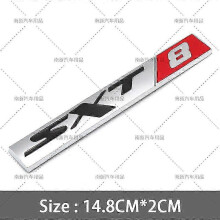 (as5986) Metallinen 3D SRT6 SRT8/10 SXT/6/8/10 -tarra auton takakontin tunnustarraan Jeep Dodgeen