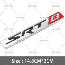 (as5977) Metallinen 3D SRT6 SRT8/10 SXT/6/8/10 -tarra auton takakontin tunnustarraan Jeep Dodgeen