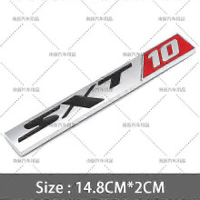 (as5983) Metallinen 3D SRT6 SRT8/10 SXT/6/8/10 -tarra auton takakontin tunnustarraan Jeep Dodgeen