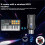 JAMJUM MIDI Control Keyboard with Drum Pad/Knob, Wireless MIDI Controller with 25 Velocity Sensitive Keys 8 RGB Backlit 1