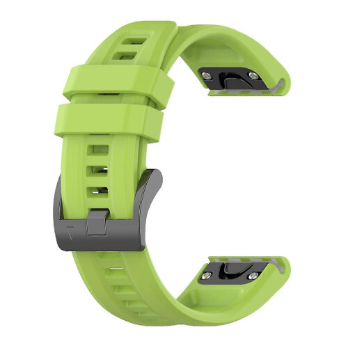 (Lime Green) Λουράκι ρολογιού σιλικόνης συμβατό με Garmin Fenix 5s 20mm