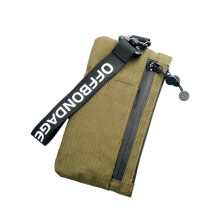 OFFBONDAGE Portable Wallet Card Bag Ultra-Light Stylish Sports Credit Card Wallet with Hang Lock Compact Storage Bag