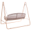 Beliani Patio Swing NORCIA Metal Beige 5
