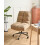 Beliani Office Chair ADDISON Boucle Sand Beige 2