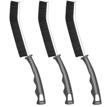 CUCM Cleaning Brush,Hard Bristle Crevice Cleaning Brush UK 3 Pcs Bathroom Crevice Gaps Brush Groove