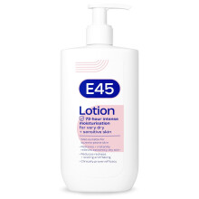 E45 Moisturising Lotion 500 ml for Dry & Sensitive Skin - Long-Lasting Hydration Protect from Dryne