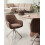 Beliani Set of 2 Dining Chairs JODAR Fabric Brown 2