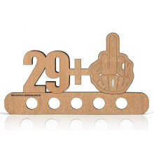 (num:29) Cadou din lemn pentru a 40-a aniversare - 39 + 1 - Cadou de 40 de ani - Aniversare de ziua de naștere - Cadouri din lemn
