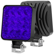 (Blue) 48W 16LED pracovné svetlo Pod osvetlenie nákladného vozidla Terénne traktor 12V Náhradné diely pre svetlo do auta Prachotesné