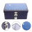 Tinplate Storage Box with Lock for Storage 2Pcs Retro Desktop Jewelry Organizer 2