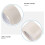 Gift Label Sticker Round Transparent Sealing Sticker for DIY 4000Pcs 2