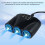 3-Way Car Lighter & USB Charger 12-24V 10