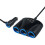 3-Way Car Lighter & USB Charger 12-24V 9