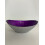 LARGE GONDOLA BOWL PURPLE WITH SILVER BACK 24cm 1