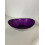 LARGE GONDOLA BOWL PURPLE WITH SILVER BACK 24cm 2