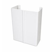 Hanicks HAN-BB2 White Boiler Pipework Cover CUB2 H 500mm x W 400mm D 150mm
