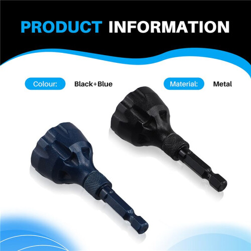 2Pcs Tungsten Carbide Deburring External Chamfer Tool 1/8in-3/4in(3mm-20mm), Deburring Chamfering Drill Bit(Black+) 1