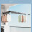 Retractable Clothes Drying Rack Clothes Drying Rack Foldable Retractable Wall Mounted Space Saver Clothes Hanger Rack,B 8