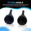 2Pcs Tungsten Carbide Deburring External Chamfer Tool 1/8in-3/4in(3mm-20mm), Deburring Chamfering Drill Bit(Black+) 6