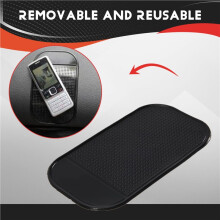 4 PCs Black Magic Sticky Pad Anti Slip Mat Car Dashboard for Cell Phone