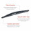 for  Trailblazer Envoy  Rainier Windshield Wiper Arm Blade Set 4