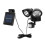 Refletor solar duplo de segurança com 22 LEDs e sensor de movimento para uso externo. 3