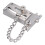 Reinforced locking system for increased door security, chain security lock with anti-theft device, robust lock in 3