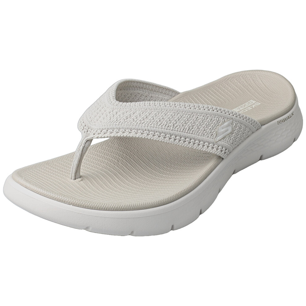 Skechers (7) Go Walk Flex Womens Walking Sandals In Taupe