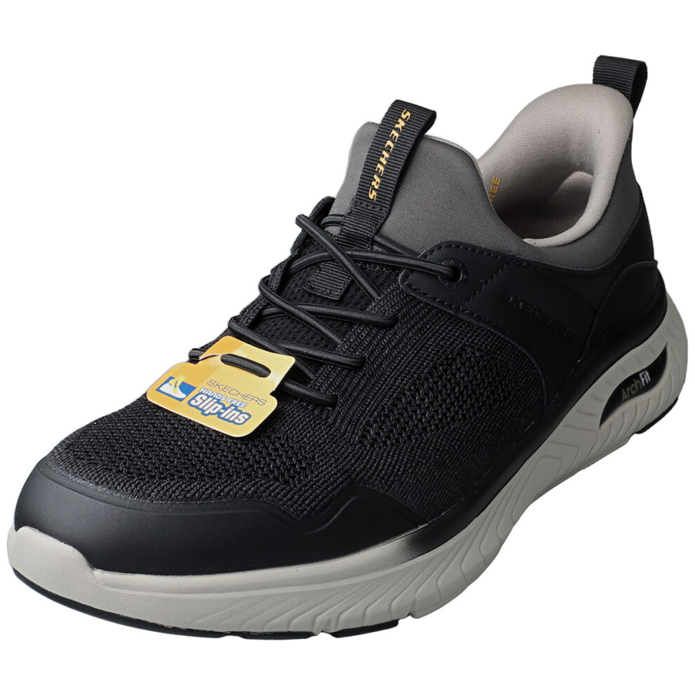 Skechers (8) Slip-Ins Arch Fit Vegan Mens Casual Trainers In Black