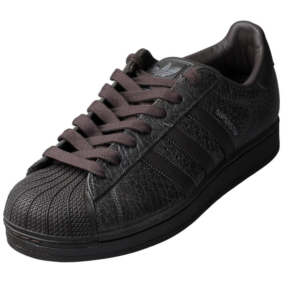 Adidas (10) Superstar Ii Unisex Fashion Trainers In Dark Brown