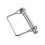 Τετράγωνη καρφίτσα ασφαλείας 12,6 mm x 90 mm (1/2 ίντσα x 3-1/2 ίντσα), βαρέως τύπου καρ 2