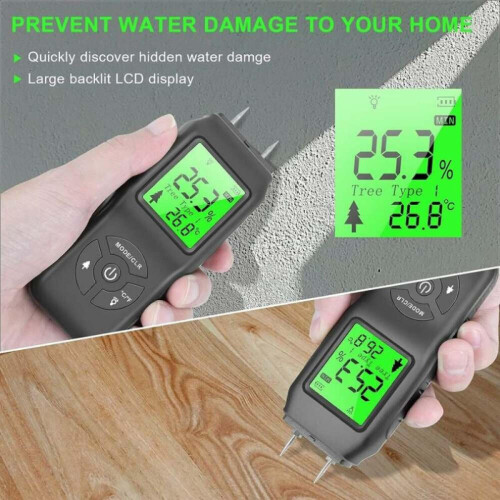 Water Leak Tester with High-Level Sensor Array, Wall Hydrometer for Preventive Maintenance in Homes and Buildings, 2