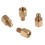 20 pcs PC PCB Mainboard Spacer Hexagonal Brass M3 * 5 + 4 mm 5