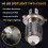 H4 LED Spotlight Small Light Bulb LED Motorcycle Modified Headlight Integrated Two-Color Headlight Accessories 3