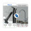 Βρύση μπάνιου με λειτουργία ψεκασμού, ανθεκτική κατασκευή από ορείχαλκο 3