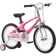 TRIOBLADE Kids Bike 14 16 18 Inch Blue & Pink Children Bicycle Gift for Boys Girls Ages 2-9 Years with Stabilizers, Bell and Double Brakes Freestyle