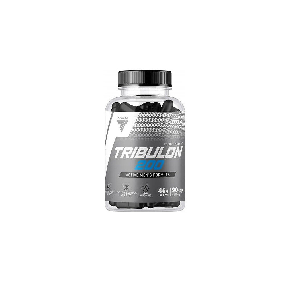 T-Nutrition Trec Nutrition Tribulon 200 | Testosterone Booster For Men | Tribulus Terrestris | Libido Support | Food Supplement | Anabolic (90 Capsules)