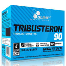 TRIBUSTERON60 - Tribulus Terrestris - Testosterone Booster for Men - Anabolic Pills for Muscle Mass Growth - Bodybuilding (120 Capsules)