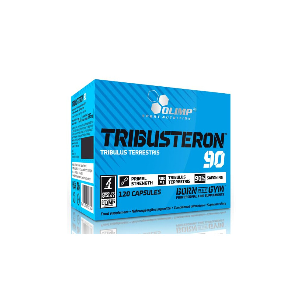 T-Nutrition Tribusteron60 - Tribulus Terrestris - Testosterone Booster For Men - Anabolic Pills For Muscle Mass Growth - Bodybuilding (120 Capsules)