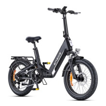 ENGWE L20 3.0 Boost 250W Electric Bike 8A Fast Charging, 20''3.0" Folding Electric Bicycle 48V/13.5Ah Battery Max Range 135KM for Urban Commuters,