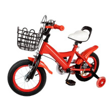 Eieblek 12 Inch Kids Bike, Children Bike with Training Wheel and 500mm Bottle, Child Road Bike, Adjustable Height 6 cm, for Kids 85-105cm Old (Red)