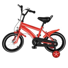GANYUNG 14 Inch Kids Bike, Beginner Bicycles with Training Wheel Stabilisers & Bell, Outdoor Indoor Bikes for 3-7 Years Boys & Girls, Carbon Steel