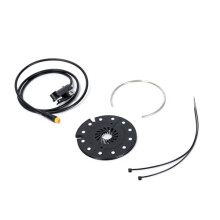 Ruimou 1Set KT-D12L 3Pin E-bike PAS Magnetic Point Waterproof Pedal Assist Sensor (Waterproof Connector) Cable Length 85cm For 12V to 48V Electric