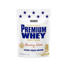 Weider Premium Whey Protein Powder, Strawberry Vanilla, 33g of Protein Per Serving, Low Carb, Whey Protein Isolate, Rich in BCAA's, 500g