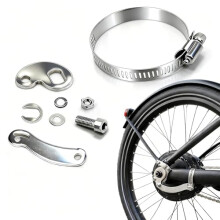 shioyoong Universal Electric Bicycle Torque Arm, E-Bike Dropout Amplifier Conversion Kit, Compatible with Front & Rear Hub Motor