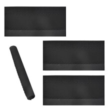 HXHWKEN 4Pcs Bike Chain Protector Cycling Bicycle Frame Chain Sticker Black Gear Chainstay Protector Bike Chain Protective Guard Pad Cover for
