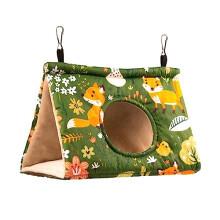 Winter Warm Bird Nest House,Plush Hanging Parrot Sleeping Cage With Hanging Buckle for Parakeets, Love Bird, Parrots, Cockatiels