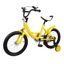 Levkitch 16 Inch Children'a Bike with Training Wheels, Adjustable Seat And Handlebars Front And Rear Combination Brakes, Beginner Bicycle for Boys and